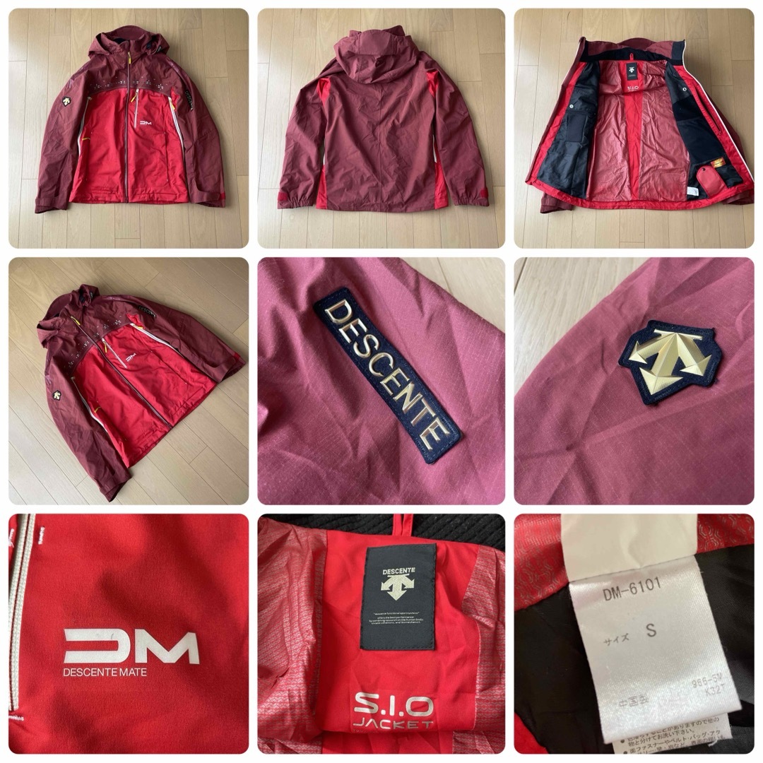DESCENTE - デサントDESCENTEスキーウェア 上下S 中古デサント DESCENTE - デサントDESCENTEスキーウェア 上下S 中古デサント