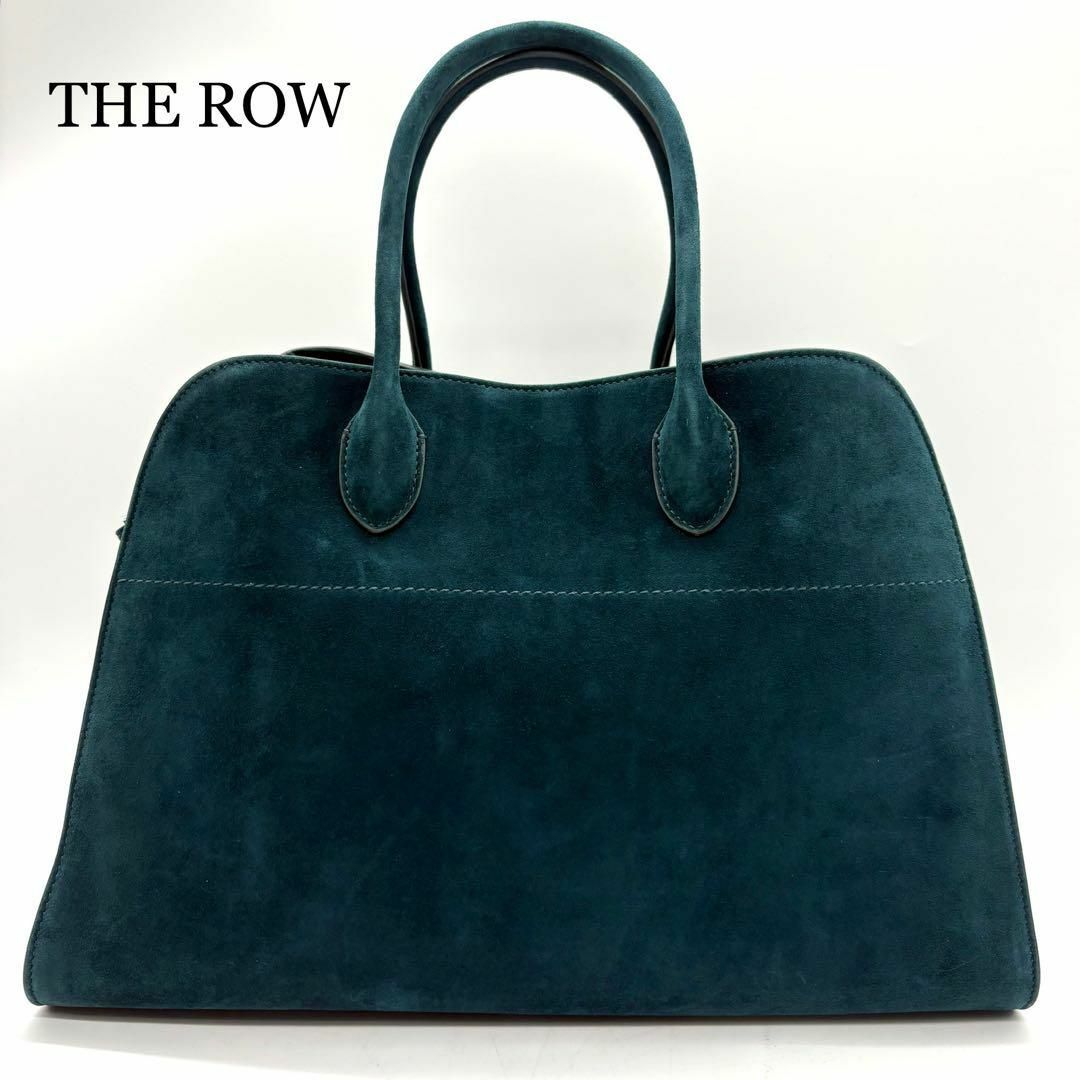 THE ROW - THE ROW ハンドバッグ スエード 型押しロゴ マルゴー THE ROW - THE ROW ハンドバッグ スエード 型押しロゴ マルゴー