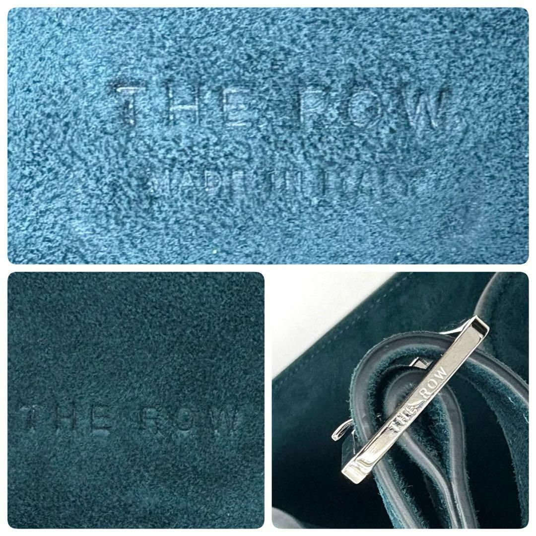 THE ROW - THE ROW ハンドバッグ スエード 型押しロゴ マルゴー THE ROW - THE ROW ハンドバッグ スエード 型押しロゴ マルゴー