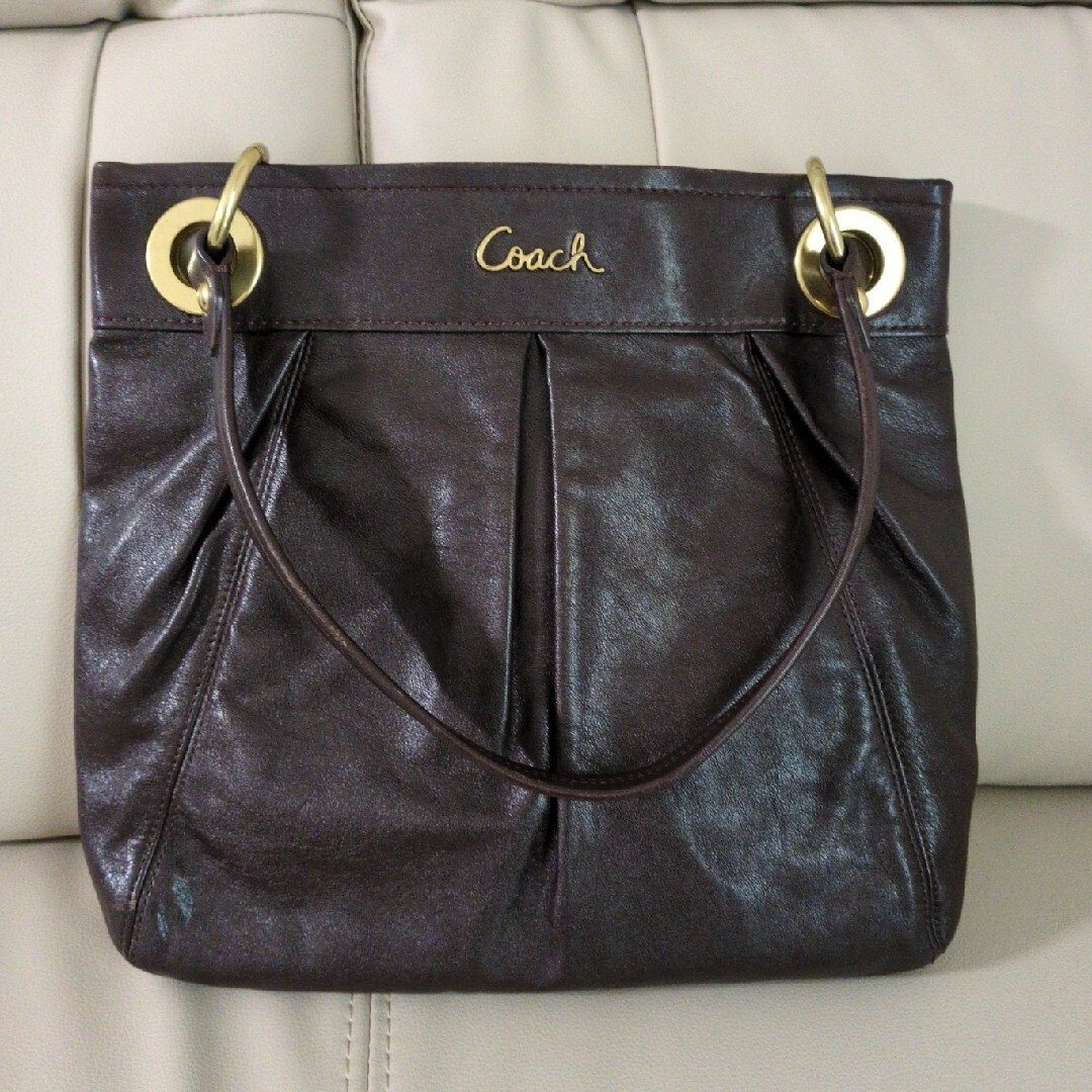 COACH - COACH ブラウン ショルダーバック 美品の通販 by M's COACH - COACH ブラウン ショルダーバック 美品の通販 by M's