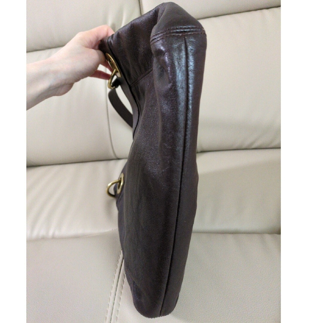 COACH - COACH ブラウン ショルダーバック 美品の通販 by M's COACH - COACH ブラウン ショルダーバック 美品の通販 by M's