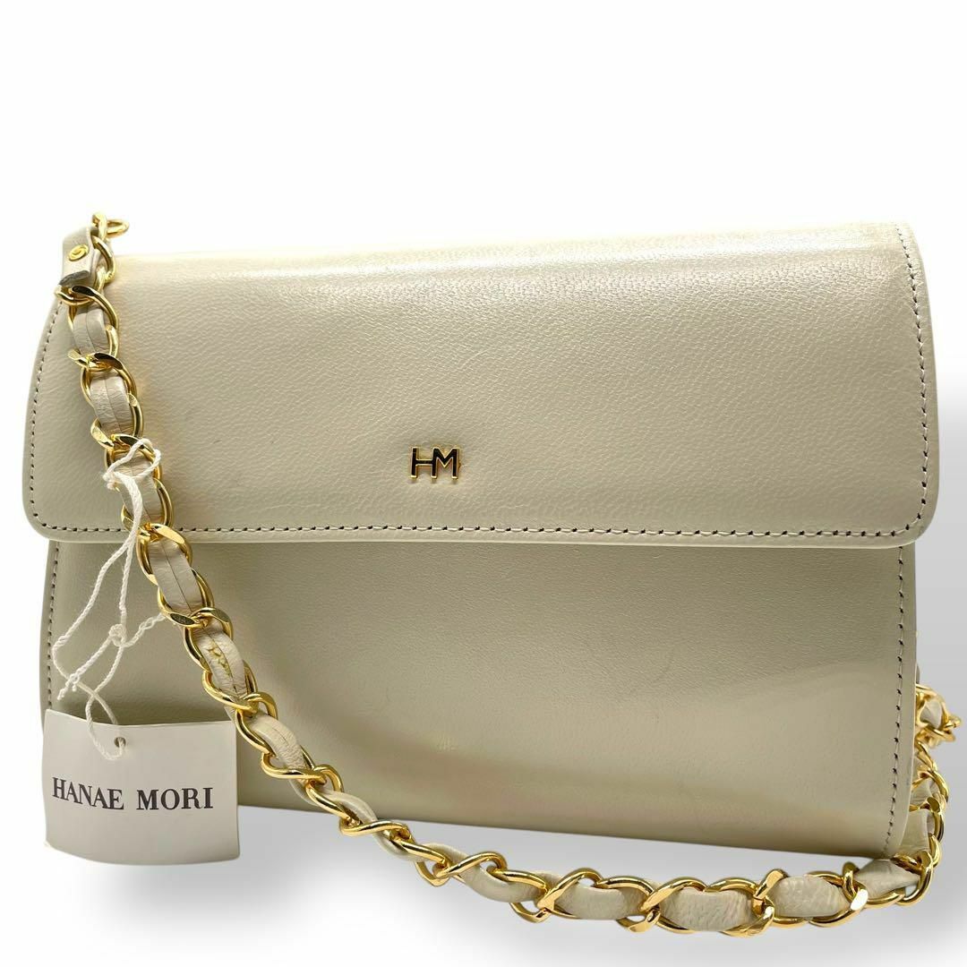 HANAE MORI - 美品 HANAE MORI ハナエモリ 森英恵 チェーン HANAE MORI - 美品 HANAE MORI ハナエモリ 森英恵 チェーン