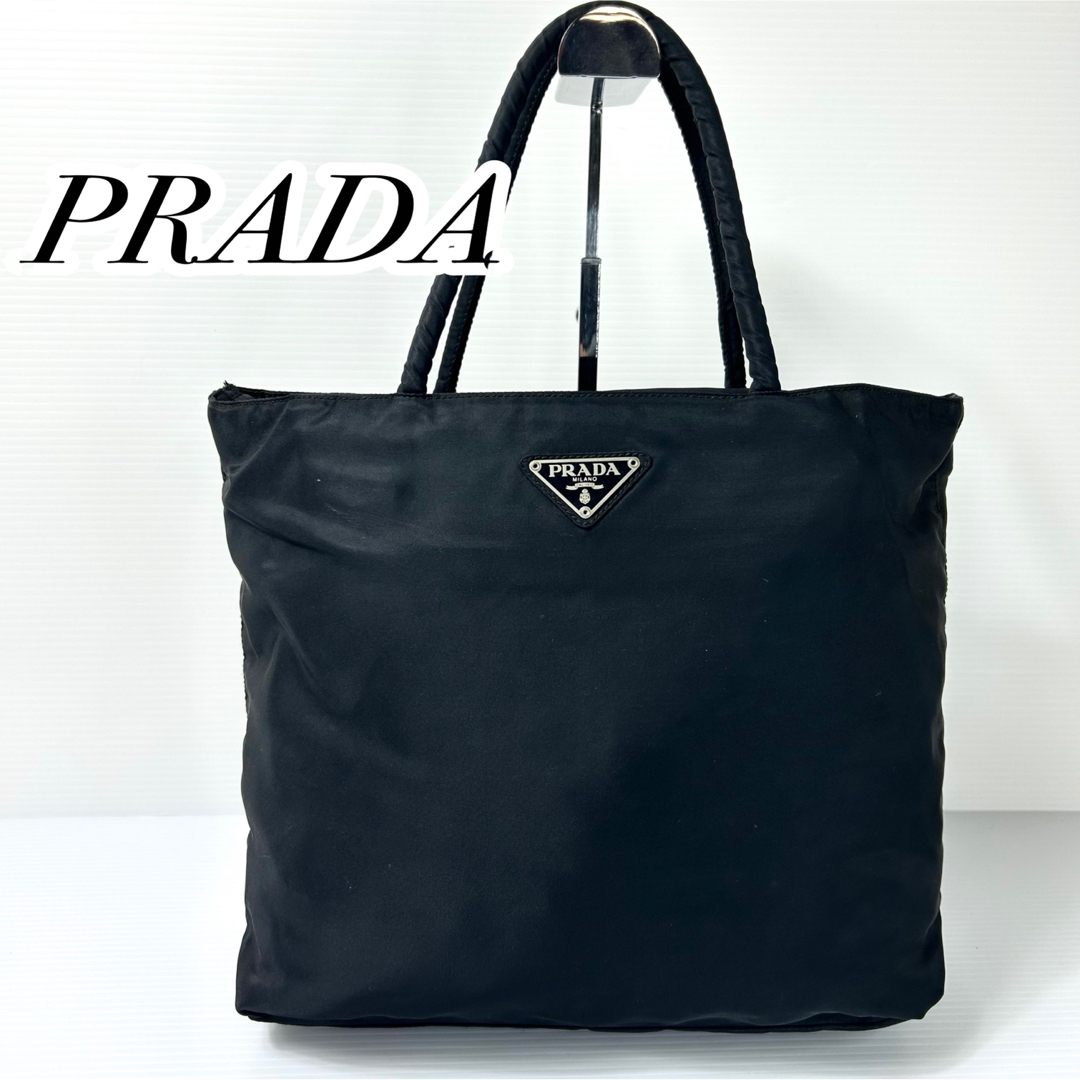 PRADA - PRADA プラダ トートバッグ 三角プレート 白タグ PRADA - PRADA プラダ トートバッグ 三角プレート 白タグ