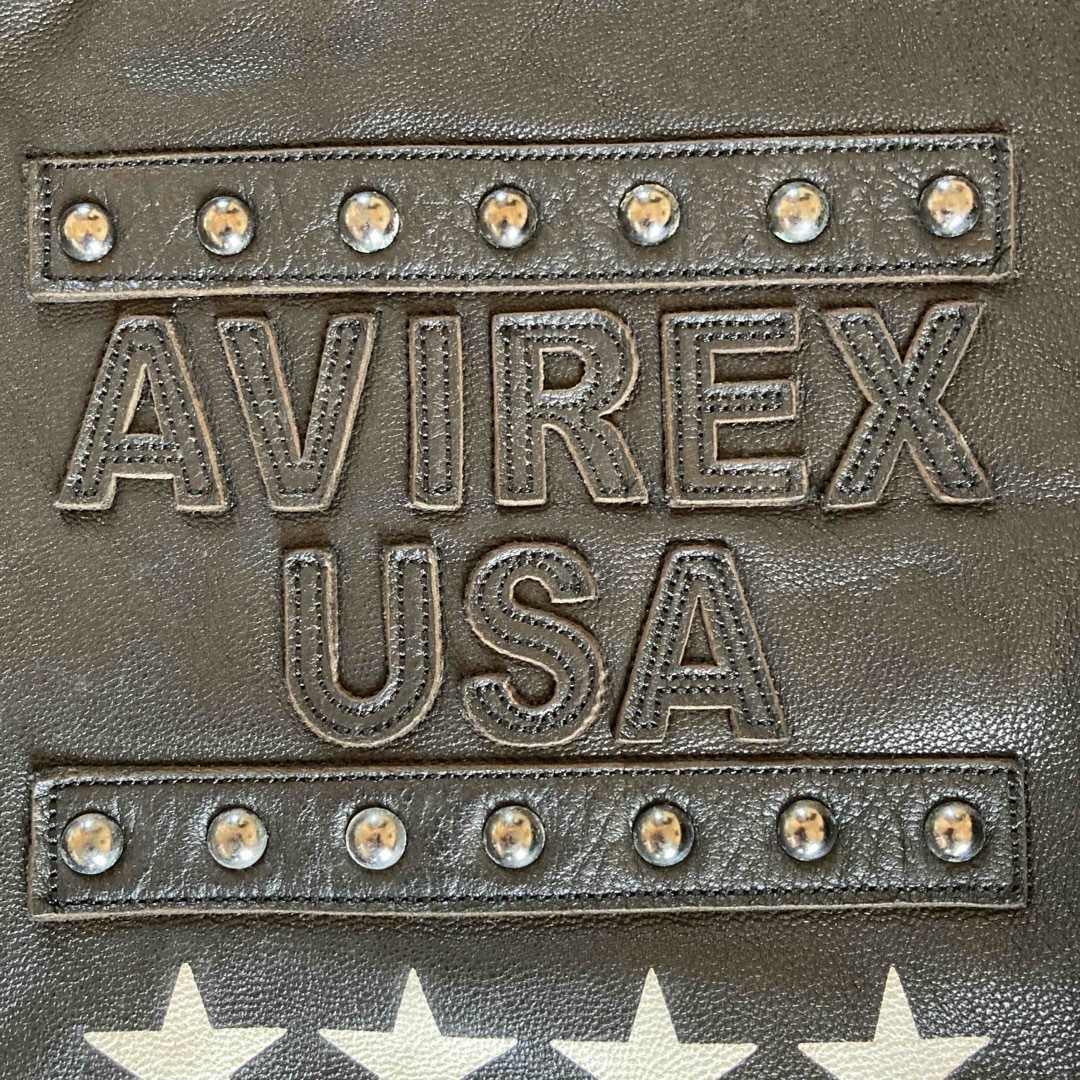 AVIREX - 極美品 AVIREX 山羊革 MA-1 レザージャケット ボンバー AVIREX - 極美品 AVIREX 山羊革 MA-1 レザージャケット ボンバー