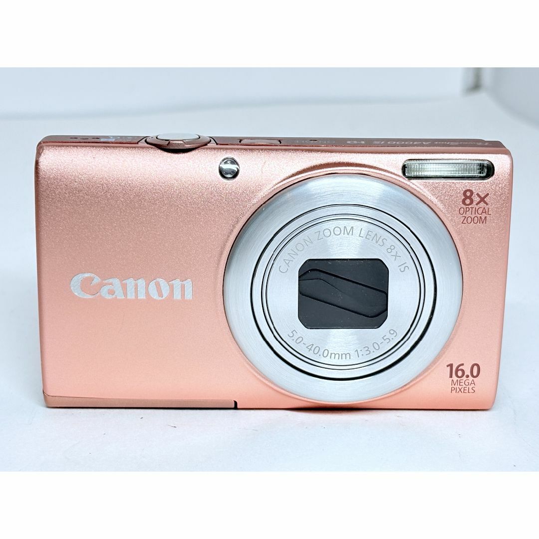 Canon - 元箱付き キヤノン PowerShot A4000 IS ピンクの通販 by Canon - 元箱付き キヤノン PowerShot A4000 IS ピンクの通販 by