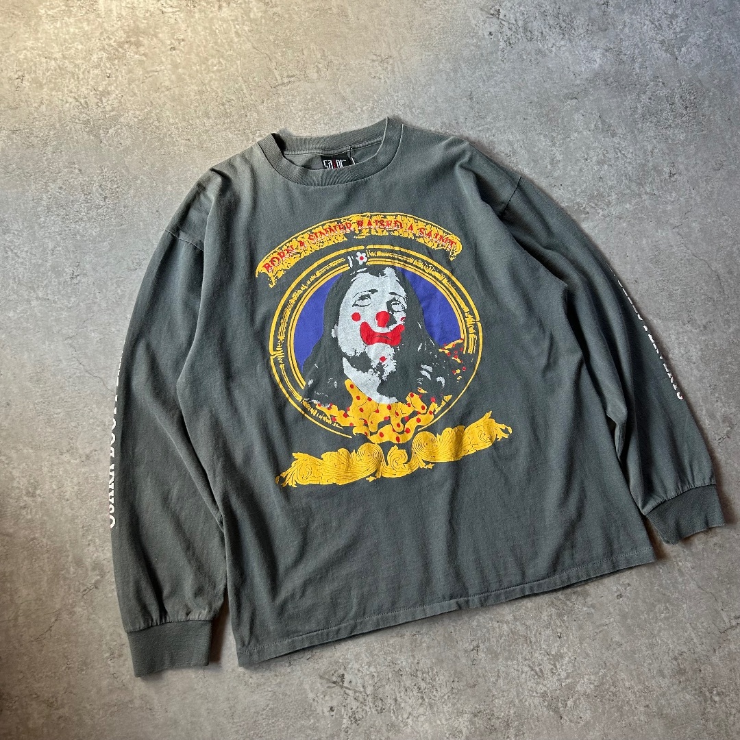 VINTAGE - セントマイケル ロンtシャツ フェードブラック/墨黒 VINTAGE - セントマイケル ロンtシャツ フェードブラック/墨黒