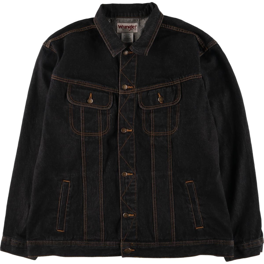 Wrangler - 古着 ラングラー Wrangler RUGGED WEAR ブラック Wrangler - 古着 ラングラー Wrangler RUGGED WEAR ブラック