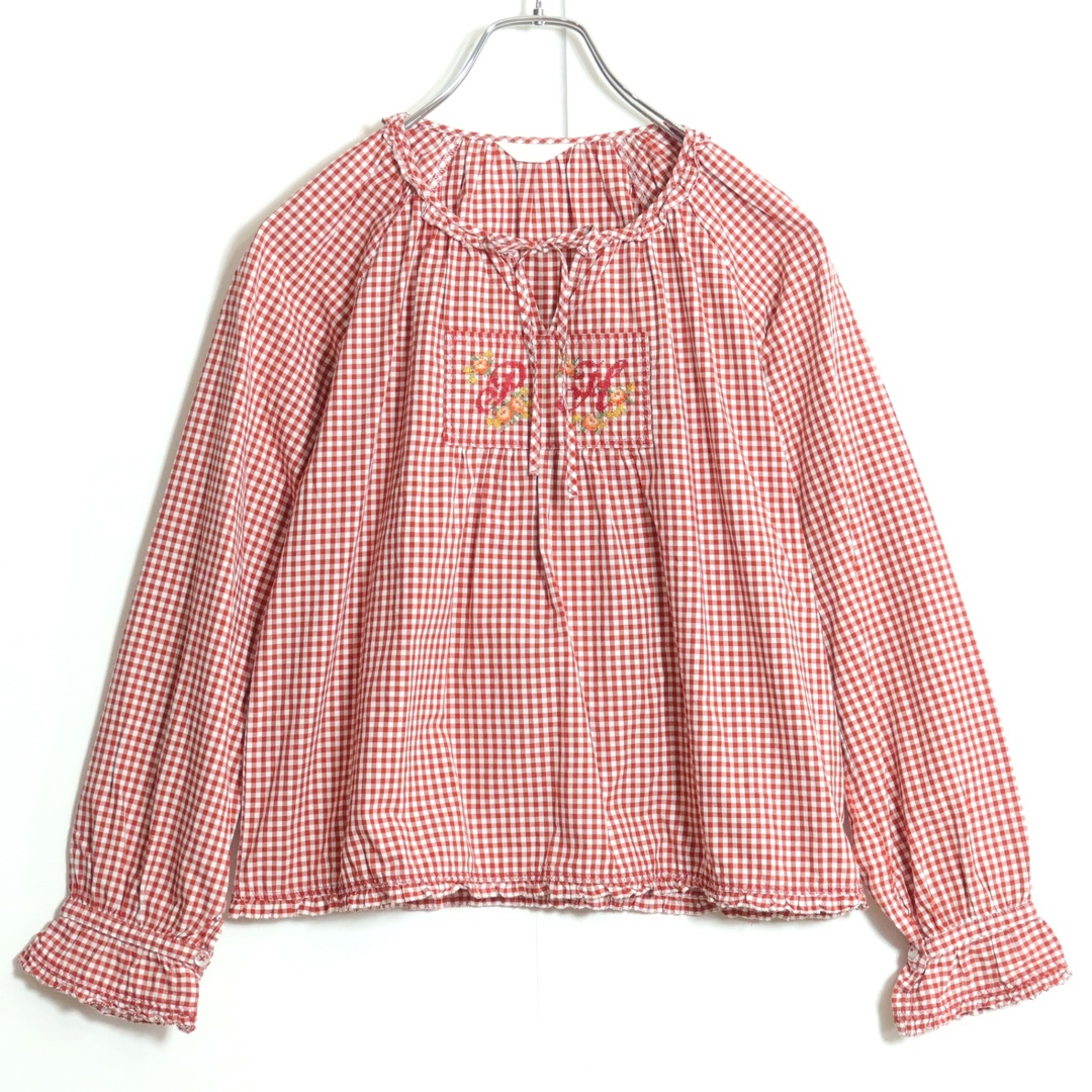 PINK HOUSE - 【美品】ピンクハウス☆長袖ブラウス ギンガム PINK HOUSE - 【美品】ピンクハウス☆長袖ブラウス ギンガム