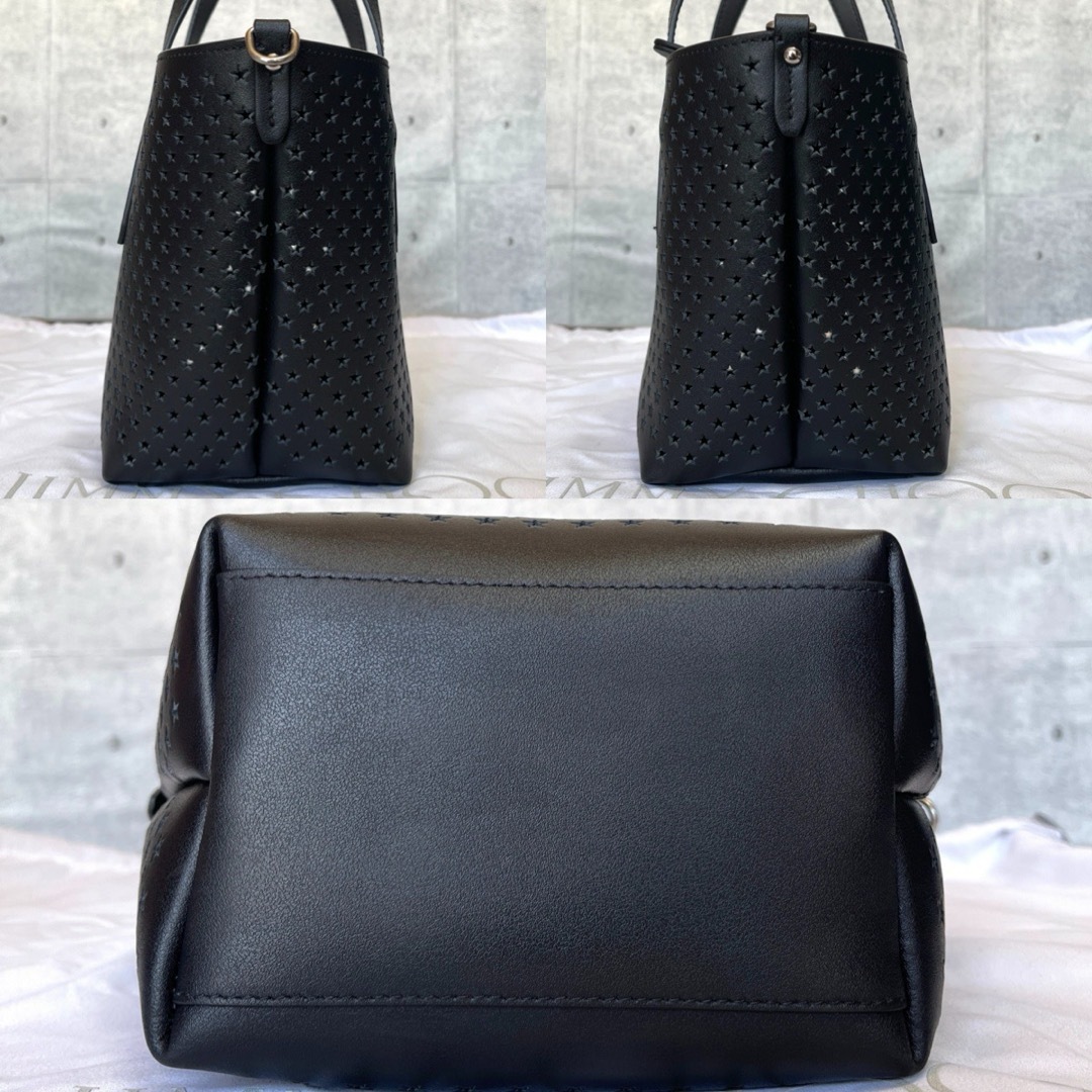 JIMMY CHOO - 【新品同様】JIMMY CHOO BLACK パンチングスター JIMMY CHOO - 【新品同様】JIMMY CHOO BLACK パンチングスター