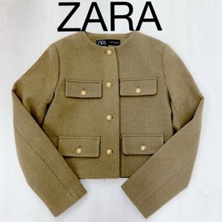 ZARA - ZARA ハートキルティングジャケット グレーL 完売の通販 ZARA - ZARA ハートキルティングジャケット グレーL 完売の通販