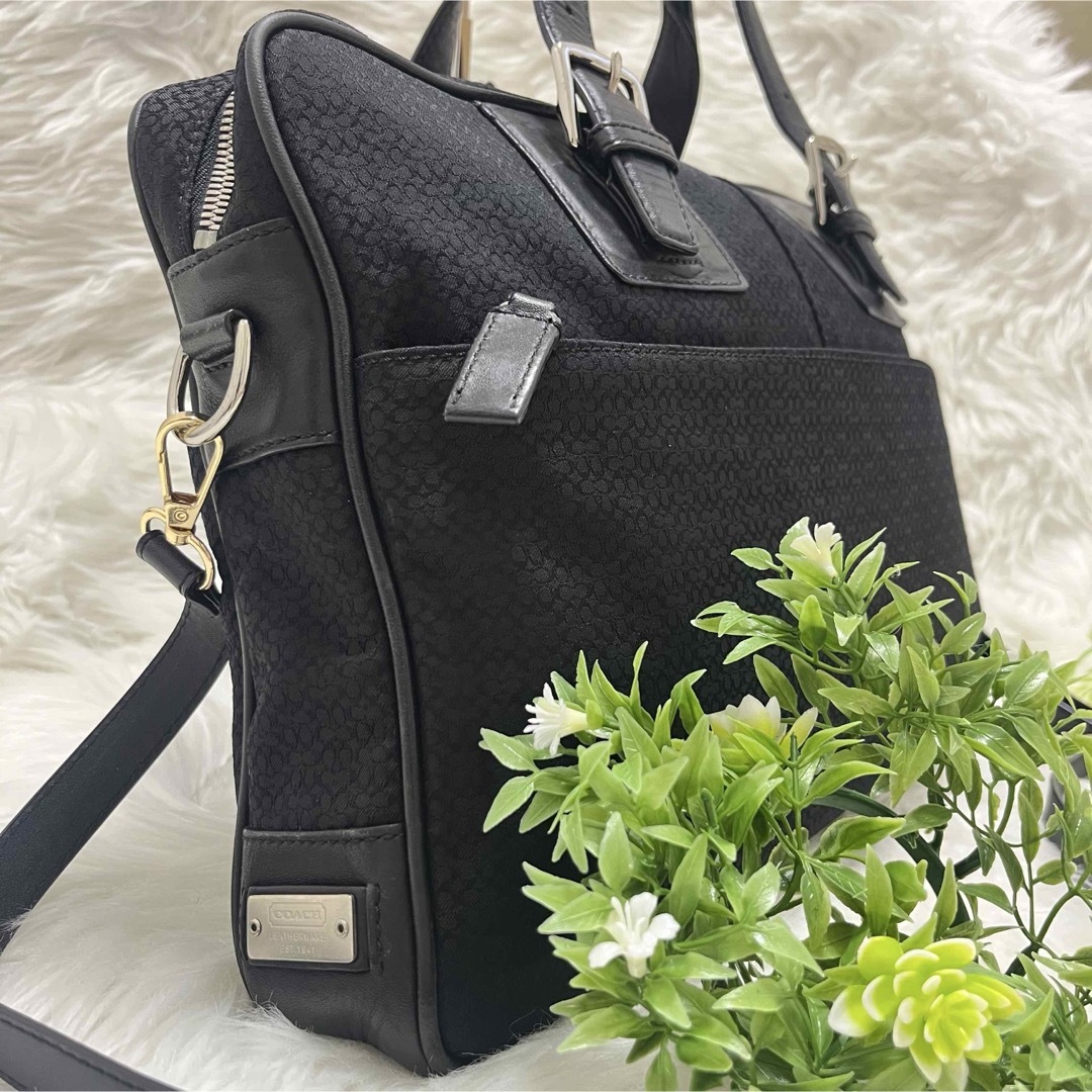 COACH - COACH コーチ 2way ショルダー バッグ ブリーフケース COACH - COACH コーチ 2way ショルダー バッグ ブリーフケース