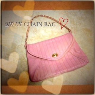 2wayチェーン＆クラッチbag(クラッチバッグ)