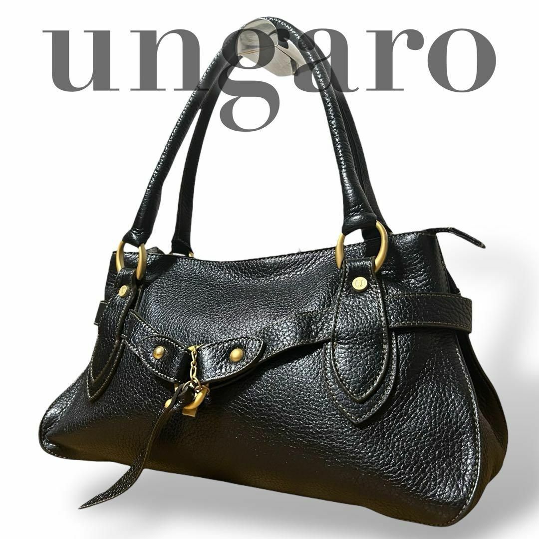 U by ungaro - 美品 ウンガロ トートバッグ 肩掛け レザー U by ungaro - 美品 ウンガロ トートバッグ 肩掛け レザー