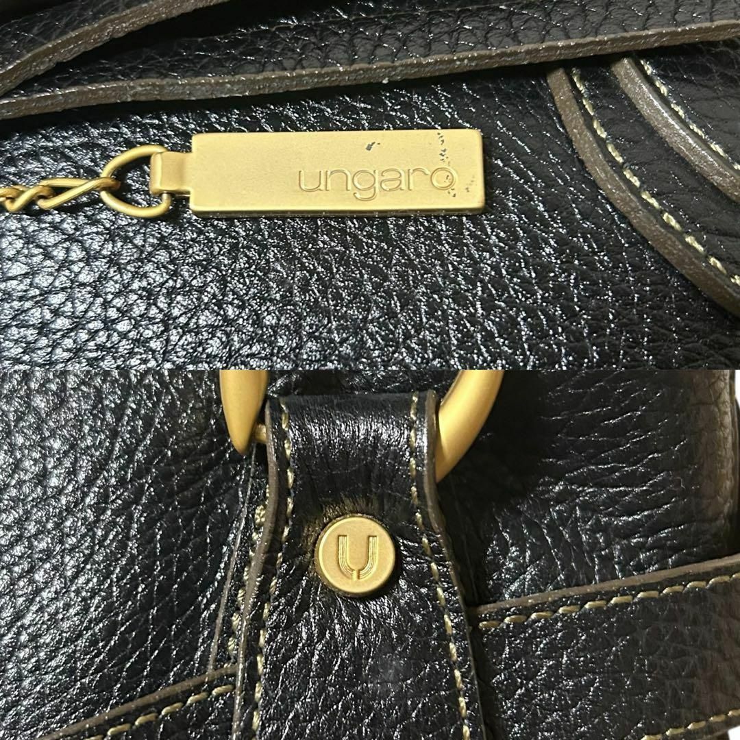 U by ungaro - 美品 ウンガロ トートバッグ 肩掛け レザー U by ungaro - 美品 ウンガロ トートバッグ 肩掛け レザー