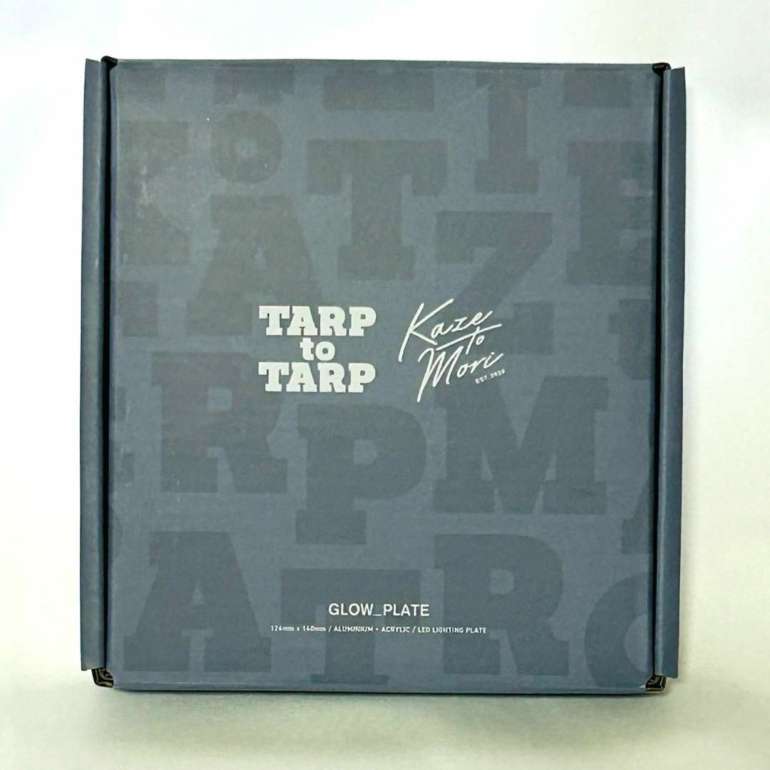 KAZETOMORI X TARPtoTARP GLOW PLATE インテリア/住まい/日用品のインテリア小物(その他)の商品写真