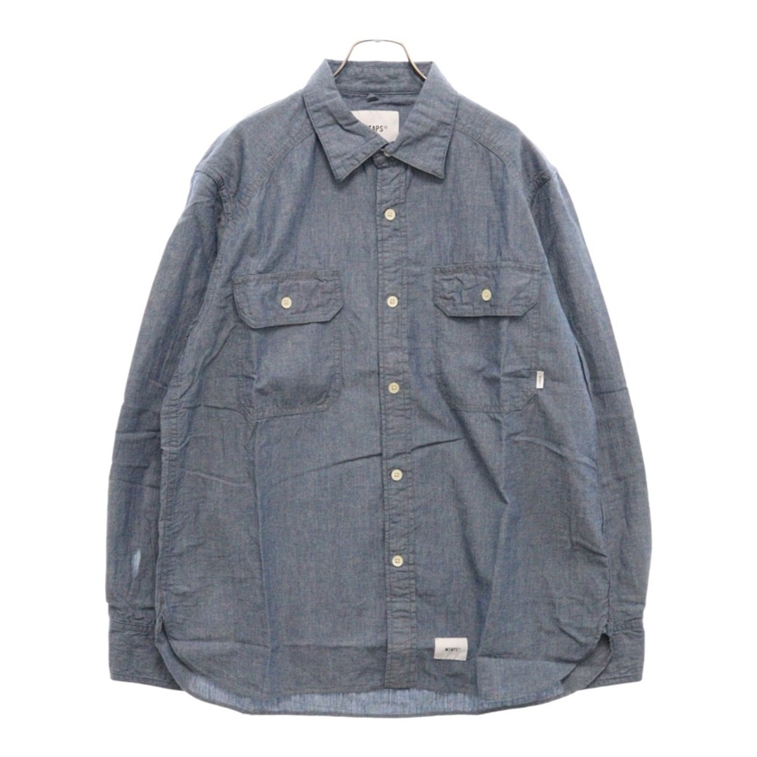 W)taps - WTAPS ダブルタップス 20SS CELL LS SHIRT INDIGO W)taps - WTAPS ダブルタップス 20SS CELL LS SHIRT INDIGO
