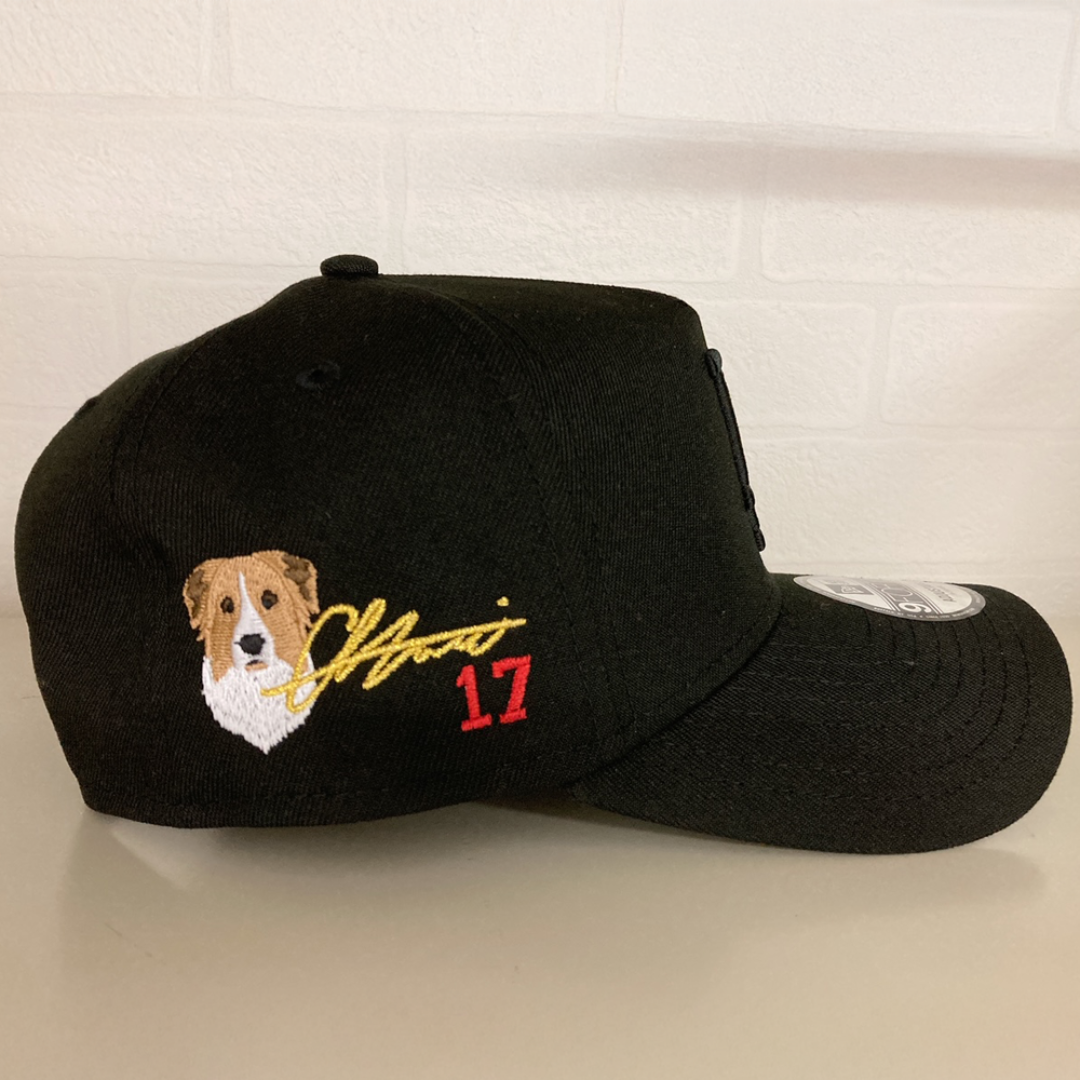 NEW ERA - ドジャースキャップ9FORTY(黒)大谷翔平選手のサイン NEW ERA - ドジャースキャップ9FORTY(黒)大谷翔平選手のサイン