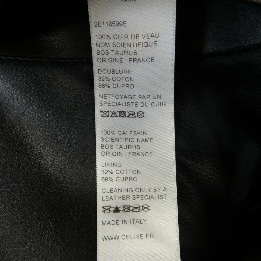 CELINE - セリーヌ CELINE レザーライダースジャケットの通販 by CELINE - セリーヌ CELINE レザーライダースジャケットの通販 by