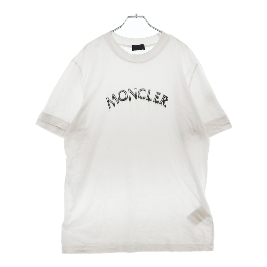 MONCLER - MONCLER モンクレール Logo Cotton S/S TEE ロゴ MONCLER - MONCLER モンクレール Logo Cotton S/S TEE ロゴ