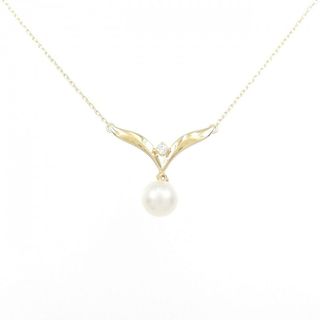 MIKIMOTO - 1557 ミキモトパールステーションネックレスK18YG MIKIMOTO - 1557 ミキモトパールステーションネックレスK18YG
