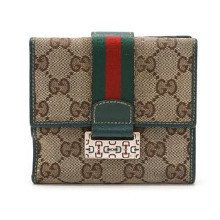GUCCI - GUCCI グッチ GGキャンバス シェリーライン ホース GUCCI - GUCCI グッチ GGキャンバス シェリーライン ホース