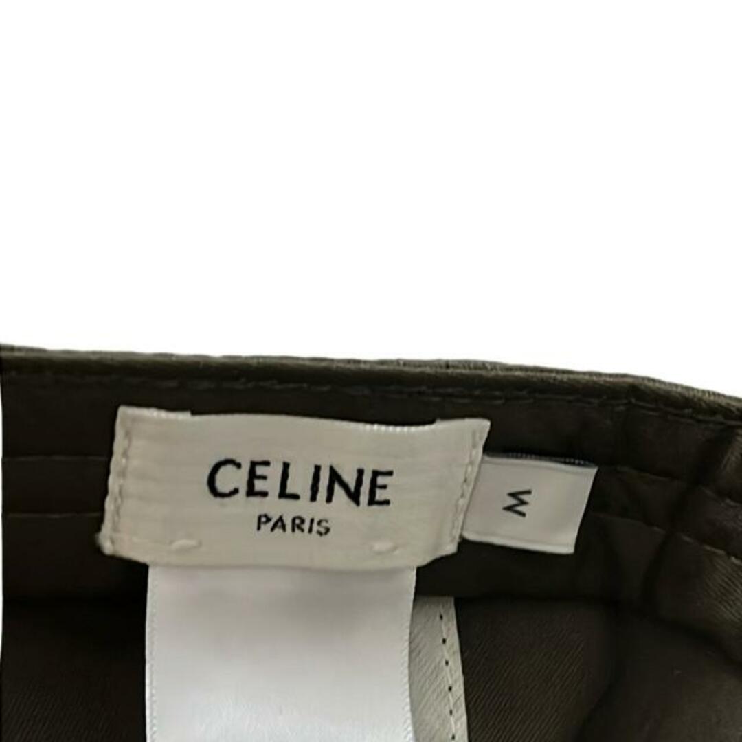 CELINE - CELINE(セリーヌ) キャップ M美品 トリオンフ ベース CELINE - CELINE(セリーヌ) キャップ M美品 トリオンフ ベース