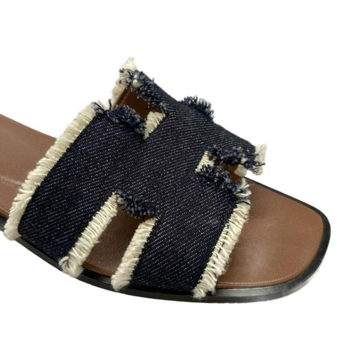 HERMES - HERMES(エルメス) サンダル 37 1/2 レディース オラン HERMES - HERMES(エルメス) サンダル 37 1/2 レディース オラン