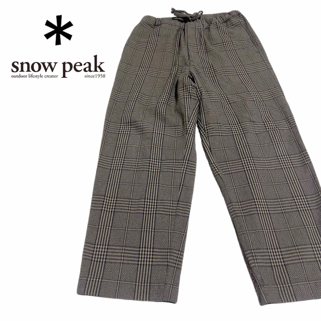 Snow Peak - 希少☆Snow Peak スノーピーク グレンチェック柄 Snow Peak - 希少☆Snow Peak スノーピーク グレンチェック柄