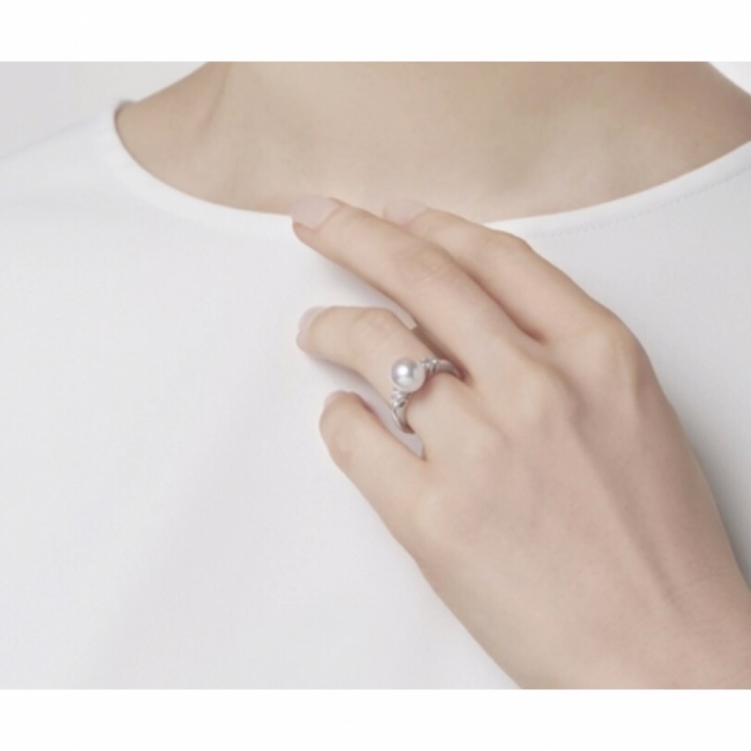 MIKIMOTO - ミキモト 現行品 MIKIMOTO パール あこや真珠 指輪 MIKIMOTO - ミキモト 現行品 MIKIMOTO パール あこや真珠 指輪
