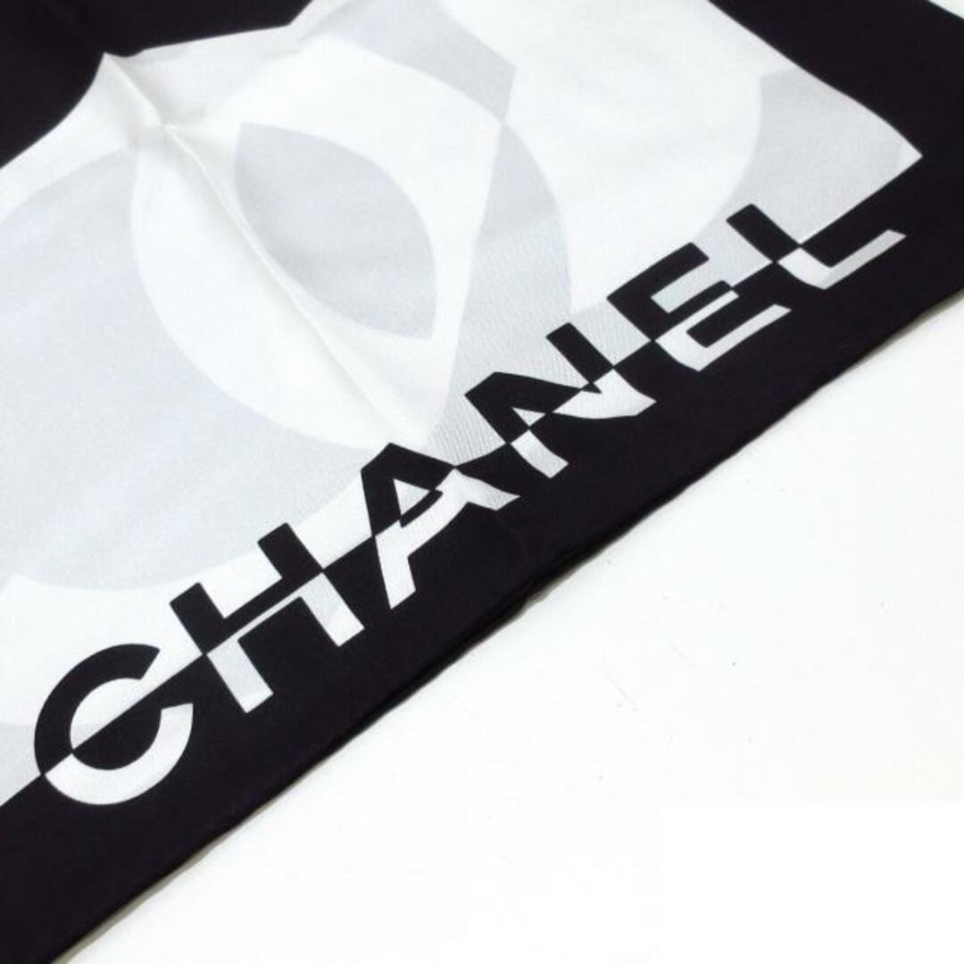 CHANEL - CHANEL(シャネル) スカーフ美品 マドモアゼル 黒×白 CHANEL - CHANEL(シャネル) スカーフ美品 マドモアゼル 黒×白