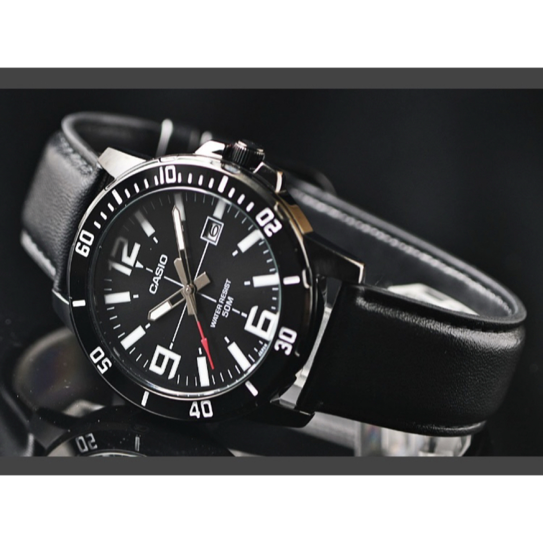 CASIO - CASIO 腕時計 ブラック シルバーメタリック 輸入モデル CASIO - CASIO 腕時計 ブラック シルバーメタリック 輸入モデル