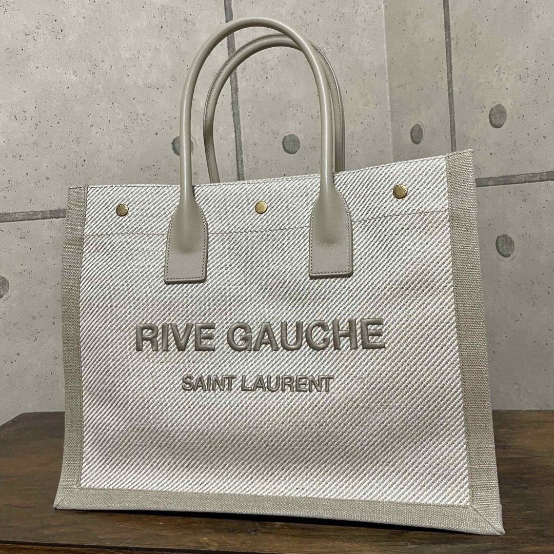 SAINT LAURENT - サンローラン rive gauche トートバッグの通販 SAINT LAURENT - サンローラン rive gauche トートバッグの通販