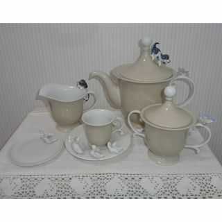 LLADRO - 【廃盤商品超レア!!】リヤドロ ティーセット一式(5 LLADRO - 【廃盤商品超レア!!】リヤドロ ティーセット一式(5