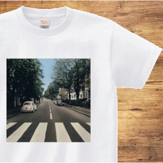 BEATLES　ビートルズ　アビイ・ロード　Abbey Road(Tシャツ/カットソー(半袖/袖なし))