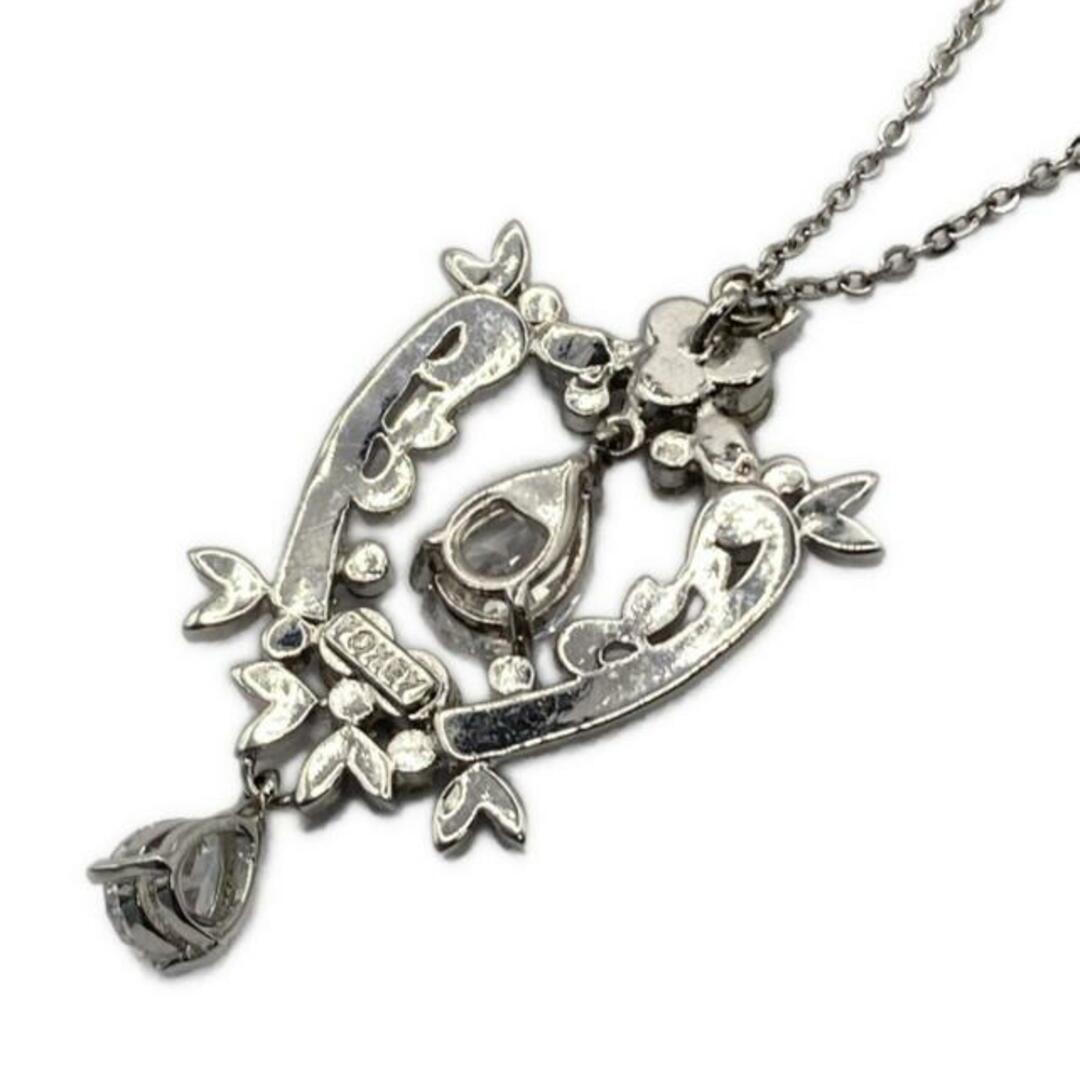 FOXEY - FOXEY(フォクシー) ネックレス美品 - シルバー×クリア FOXEY - FOXEY(フォクシー) ネックレス美品 - シルバー×クリア