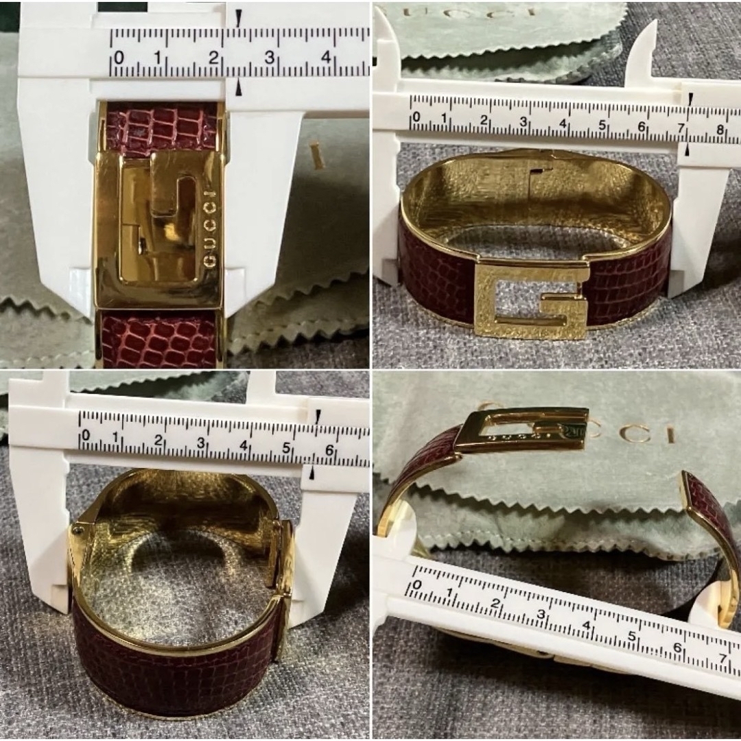GUCCI - GUCCI グッチ ヴィンテージ バングル オールドグッチの GUCCI - GUCCI グッチ ヴィンテージ バングル オールドグッチの