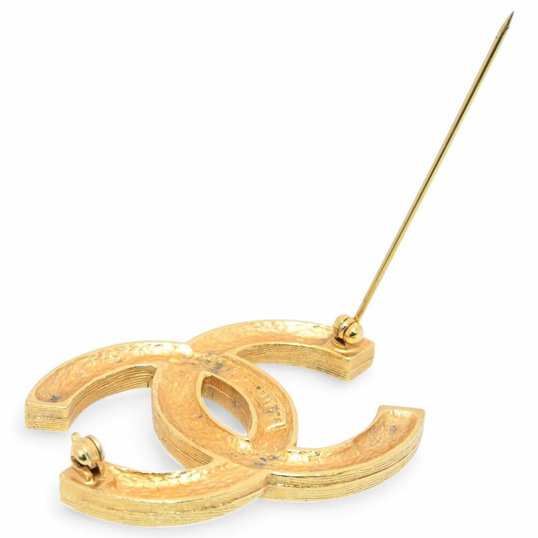 CHANEL - シャネル ピンブローチ ココマーク ラインストーン CHANEL - シャネル ピンブローチ ココマーク ラインストーン