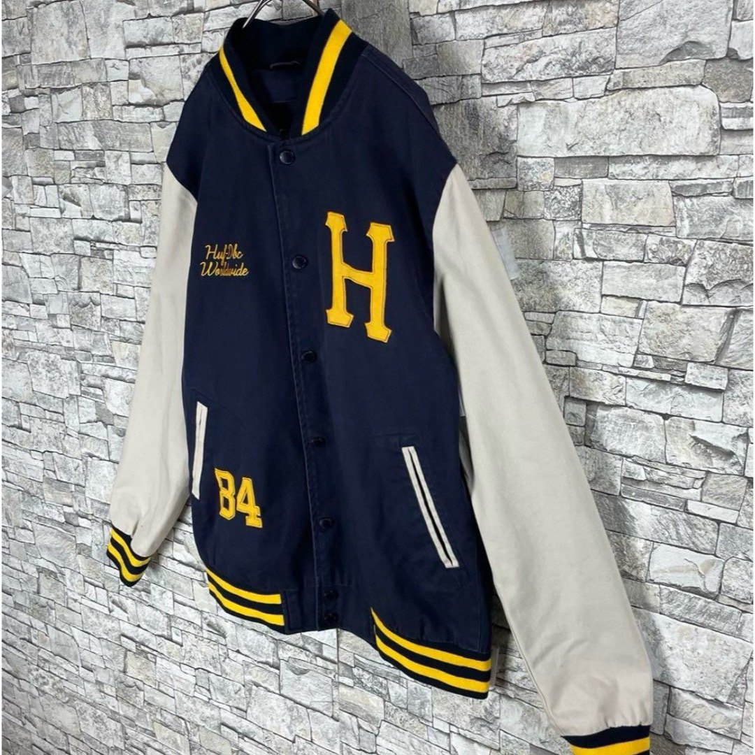 HUF - 【HUFスタジャン圧倒的存在感刺繍ロゴ!!】ハフ HUF - 【HUFスタジャン圧倒的存在感刺繍ロゴ!!】ハフ