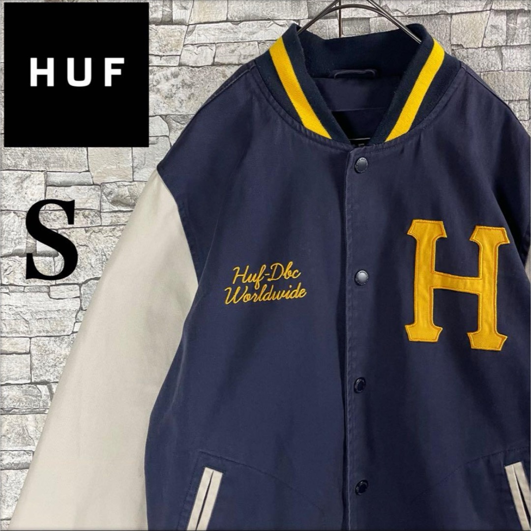 HUF - 【HUFスタジャン圧倒的存在感刺繍ロゴ!!】ハフ HUF - 【HUFスタジャン圧倒的存在感刺繍ロゴ!!】ハフ