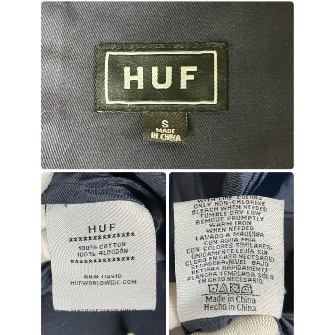 HUF - 【HUFスタジャン圧倒的存在感刺繍ロゴ!!】ハフ HUF - 【HUFスタジャン圧倒的存在感刺繍ロゴ!!】ハフ