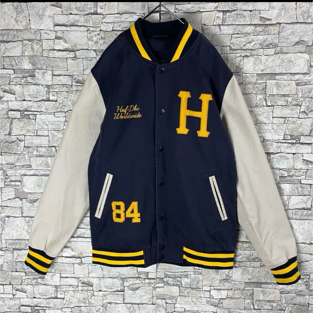 HUF - 【HUFスタジャン圧倒的存在感刺繍ロゴ!!】ハフ HUF - 【HUFスタジャン圧倒的存在感刺繍ロゴ!!】ハフ