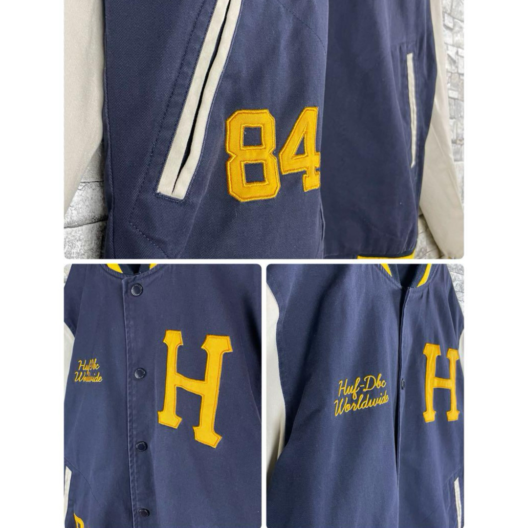 HUF - 【HUFスタジャン圧倒的存在感刺繍ロゴ!!】ハフ HUF - 【HUFスタジャン圧倒的存在感刺繍ロゴ!!】ハフ