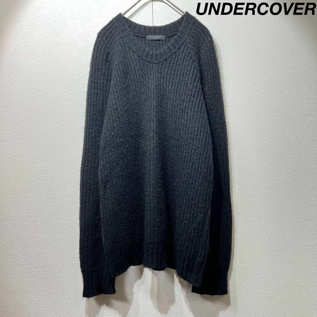 UNDERCOVER - 希少 UNDERCOVER 上質 デザインニット モヘア UNDERCOVER - 希少 UNDERCOVER 上質 デザインニット モヘア