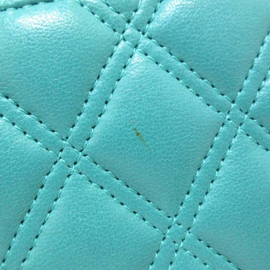 CHANEL - CHANEL(シャネル) 長財布 マトラッセ グリーン CHANEL - CHANEL(シャネル) 長財布 マトラッセ グリーン