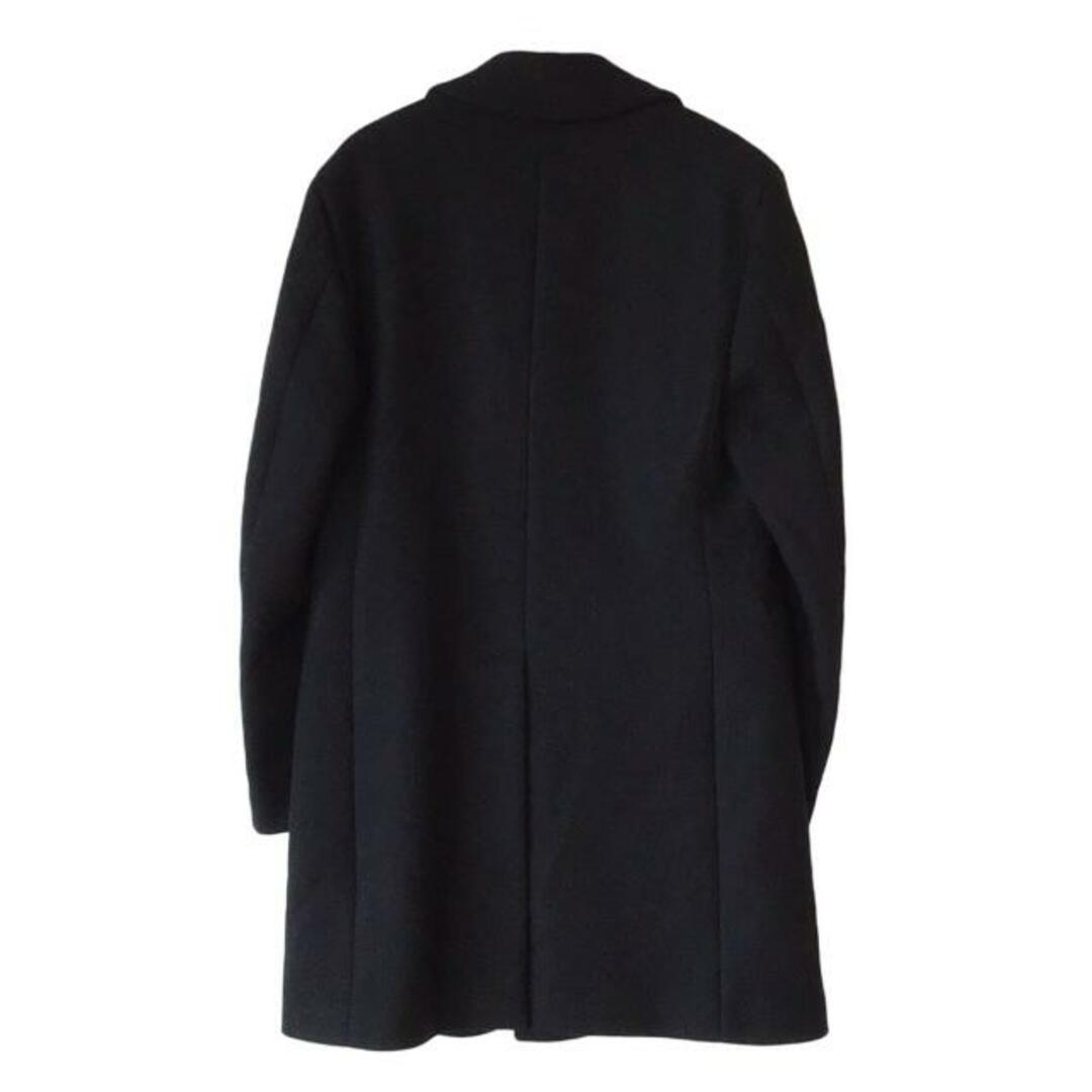 PRADA - PRADA(プラダ) Pコート サイズ50R メンズ - 黒 長袖/冬 PRADA - PRADA(プラダ) Pコート サイズ50R メンズ - 黒 長袖/冬