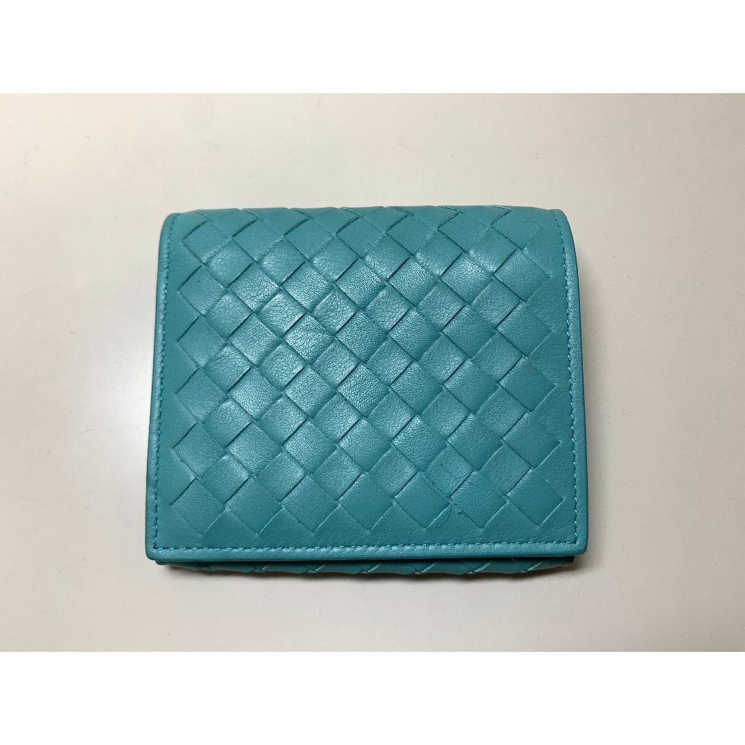 BOTTEGA VENETA - BOTTEGA VENETA ボッテガヴェネタ 小財布 水色 BOTTEGA VENETA - BOTTEGA VENETA ボッテガヴェネタ 小財布 水色
