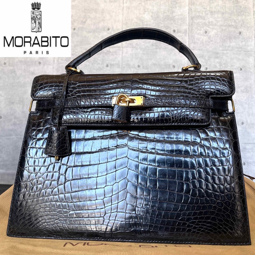 MORABITO - MORABITO 定価160万 スカラ28 ポロサス クロコダイル MORABITO - MORABITO 定価160万 スカラ28 ポロサス クロコダイル