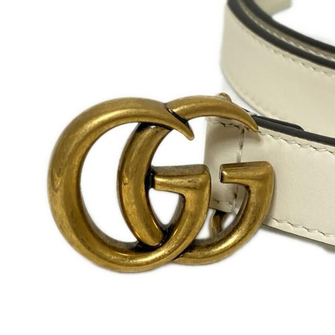 GUCCI - GUCCI(グッチ) ベルト 75 ダブルG スリムベルト 409417 GUCCI - GUCCI(グッチ) ベルト 75 ダブルG スリムベルト 409417