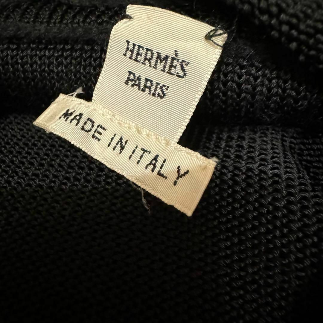 HERMES - 希少 美品 HERMES 上質 タートルネック ニット HERMES - 希少 美品 HERMES 上質 タートルネック ニット