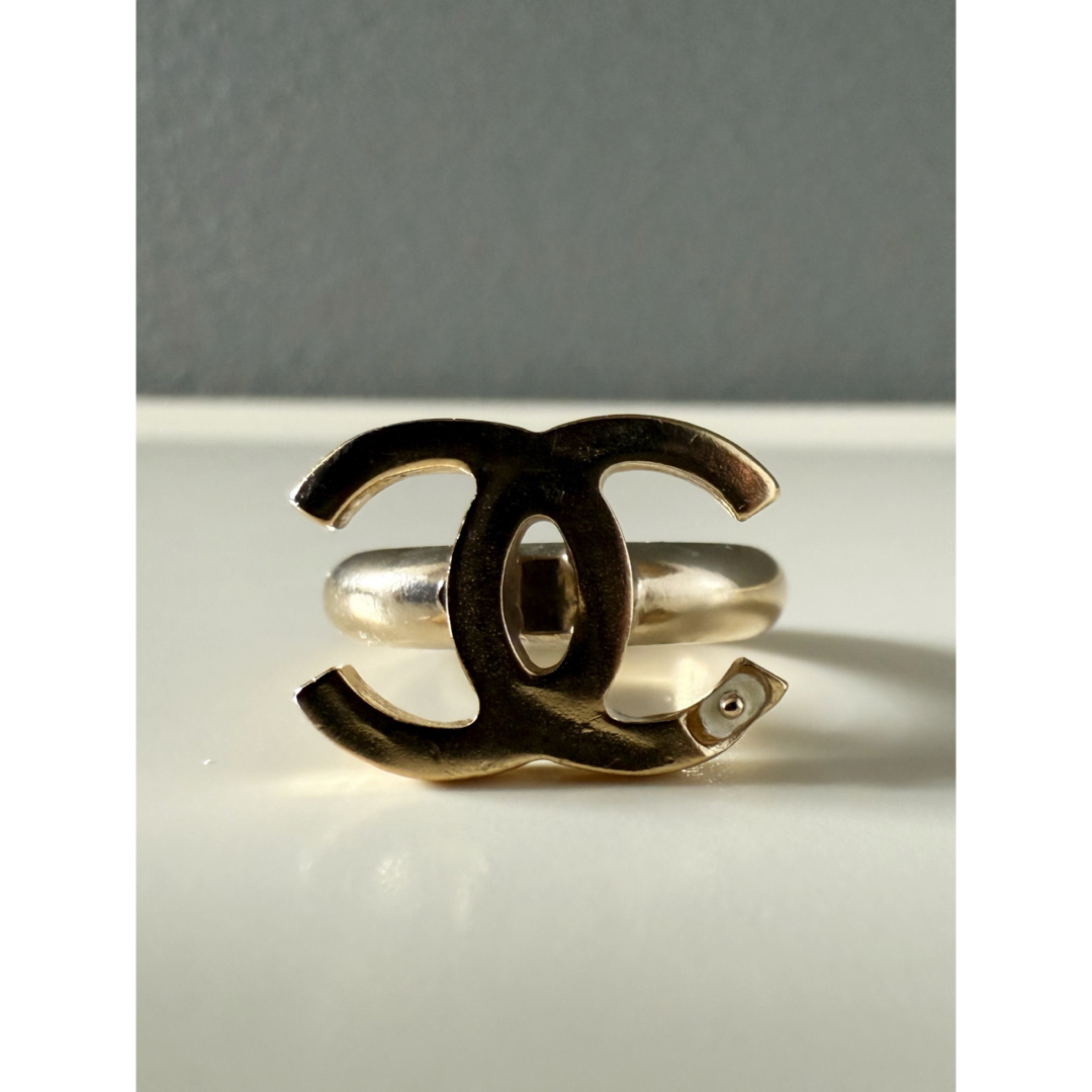 CHANEL - 美品 CHANELビンテージ シンプル リング ココマーク CHANEL - 美品 CHANELビンテージ シンプル リング ココマーク